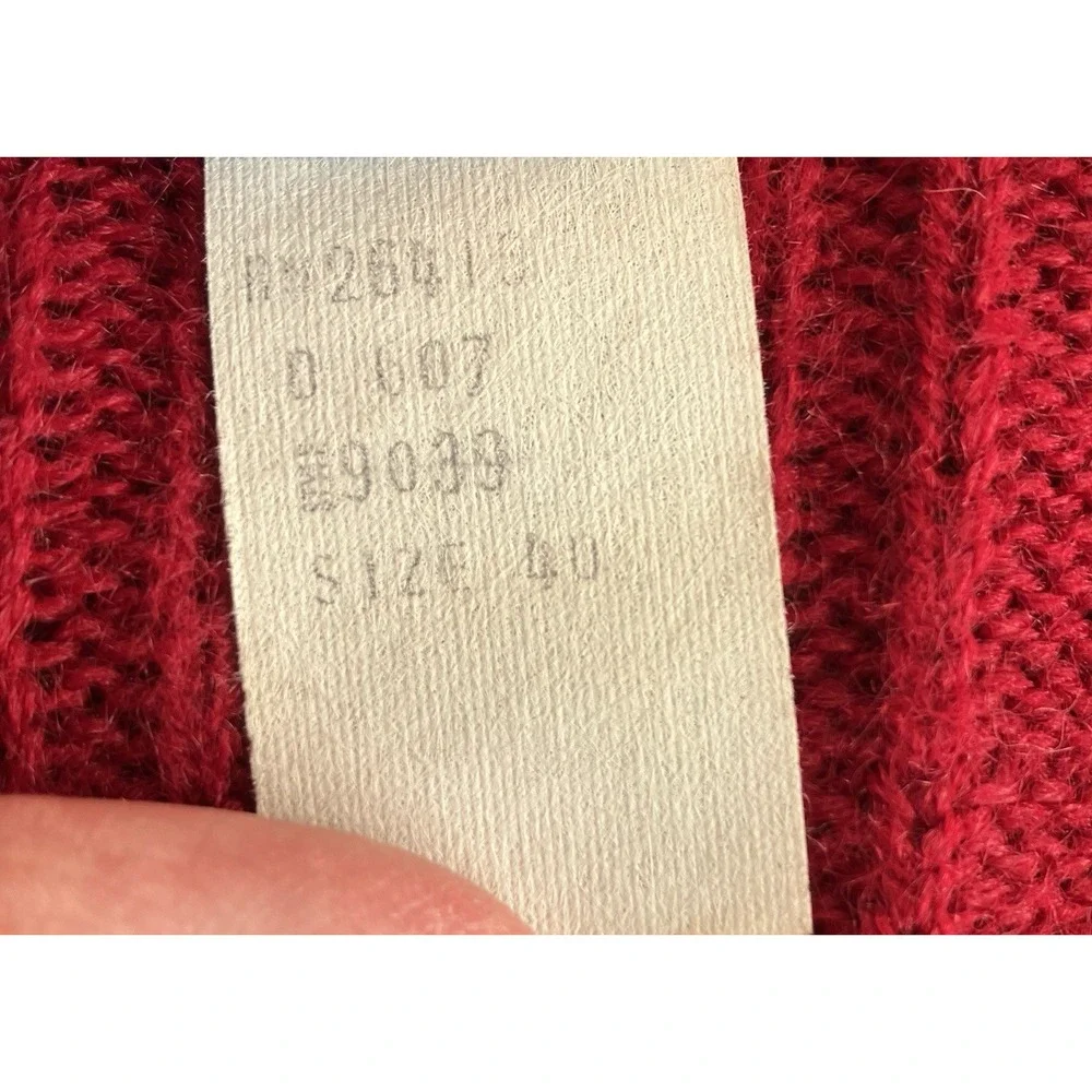 Vintage Sears Knit Sweater Vest Mens Size M Red Orlon‎ Grandpa 50s 60s Indie